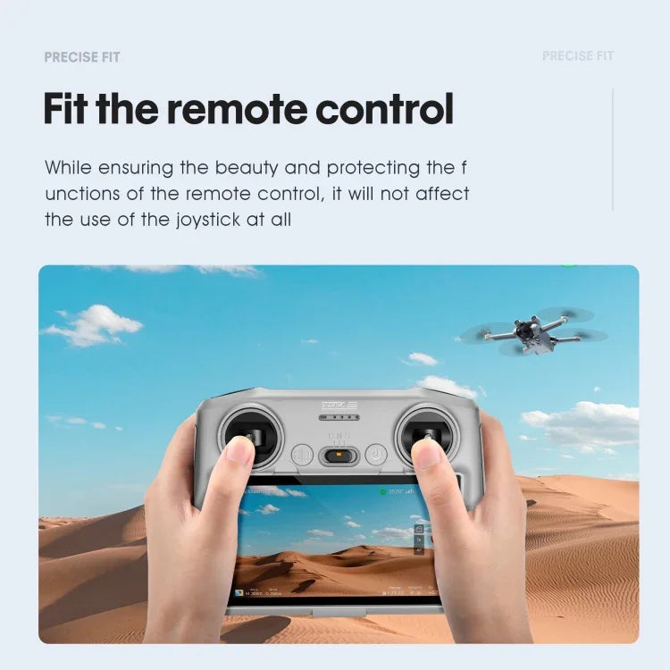 STARTRC DJI Mini 3 Pro リモートコントロール用シリコン衝撃吸収・傷防止ケース、DJI Mini 3 Pro リモートコントロール用（グレー）、DJI Mini 3 Pro リモートコントロール用（ブラック）