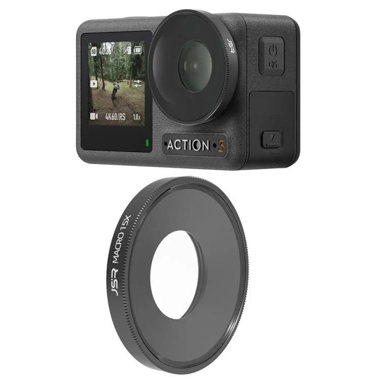JSR DJI Osmo Action 3用15Xマクロレンズフィルター、15Xマクロ