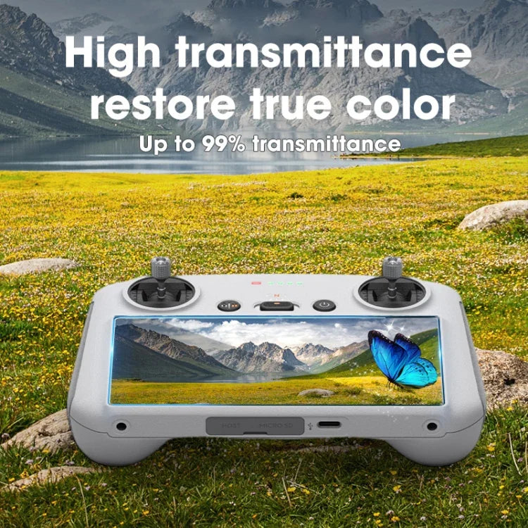 DJI Mini 3 Pro リモコン用耐衝撃強化ガラススクリーンフィルム、DJI Mini 3 Pro リモコン用