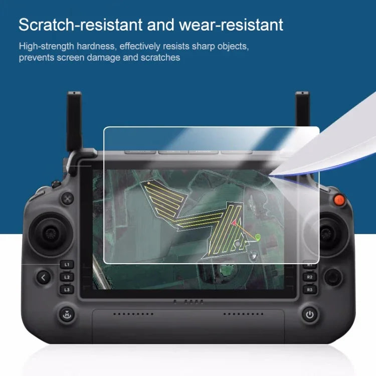 DJI T40 リモコン用耐衝撃強化ガラスドローンRCスクリーンフィルム、DJI T40 リモコン用