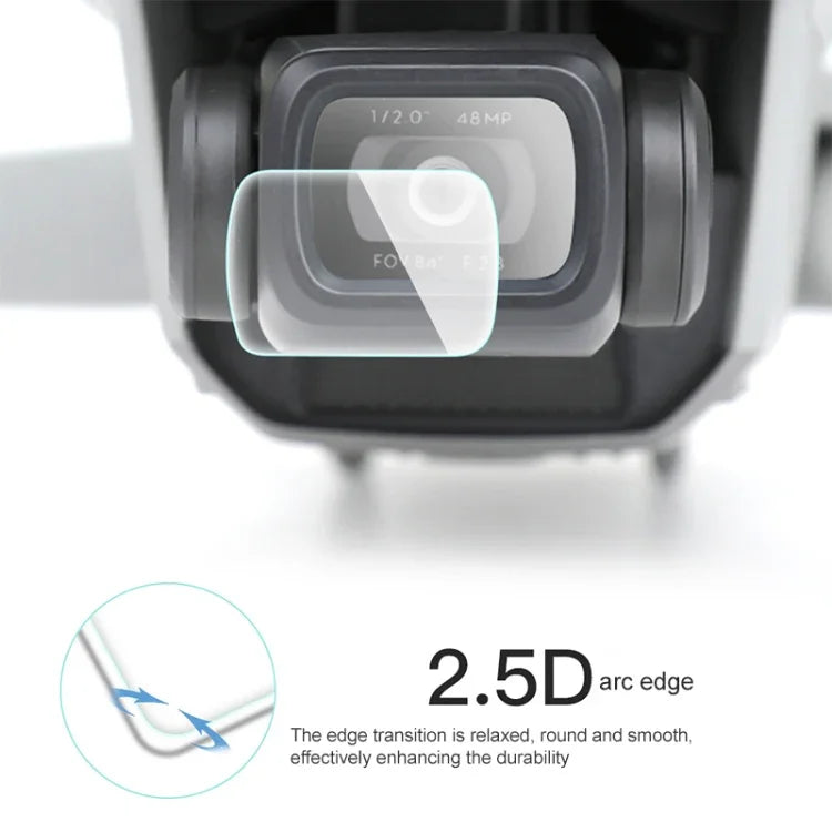 DJI Mavic Air 2 用耐衝撃強化ガラスドローンレンズフィルム、DJI Mavic Air 2 用