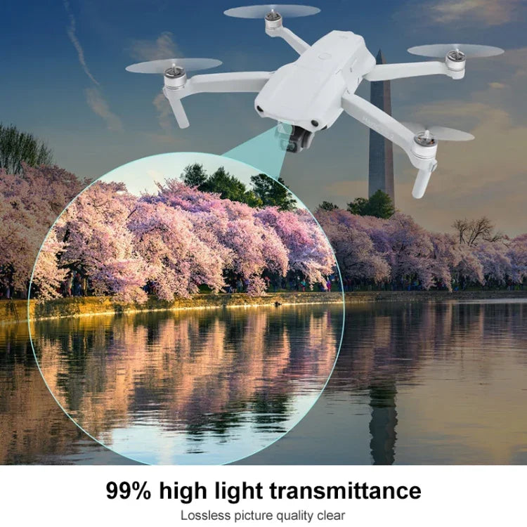 DJI Mavic Air 2 用耐衝撃強化ガラスドローンレンズフィルム、DJI Mavic Air 2 用