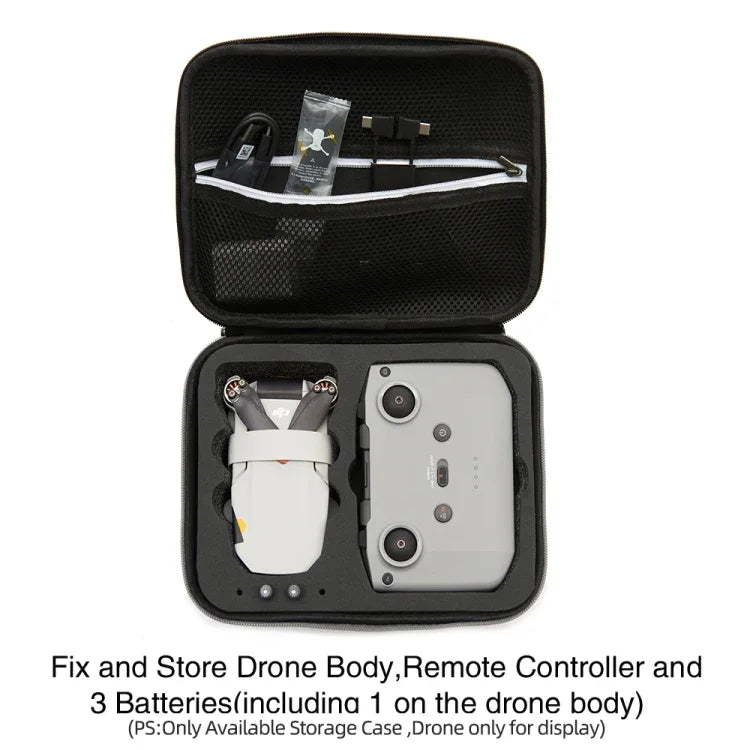DJI Mini 2 SE用 耐衝撃キャリングハードケース ドローン本体収納バッグ、サイズ：24x 19 x 9cm、24x 19 x 9cm
