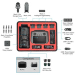 STARTRC ABS 防水耐衝撃スーツケース DJI Mavic 3 Pro / RC / RC Pro用、DJI Mavic 3 Pro / RC / RC Pro用