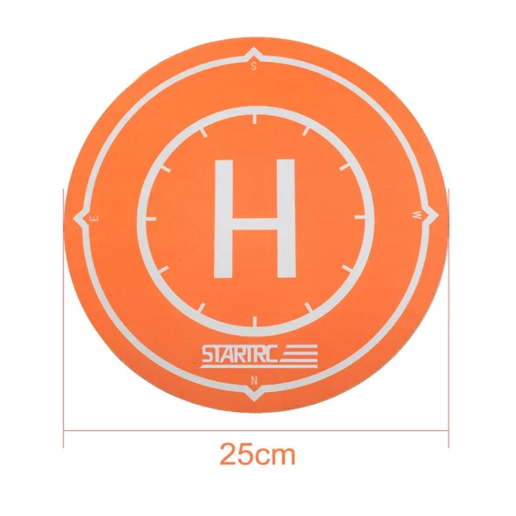 STARTRC RCドローン クアッドコプター ポータブル駐車エプロン 折りたたみ式着陸駐車パッド DJI Mavic Mini / Air 2 / Shark用, 直径: 25cm, 直径: 25cm