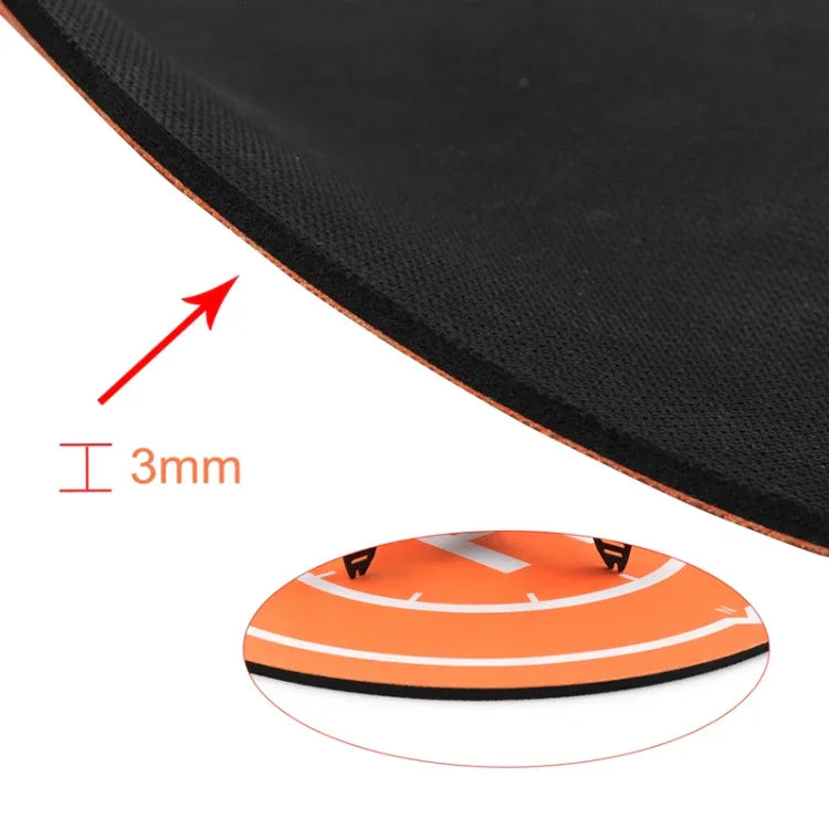 STARTRC RCドローン クアッドコプター ポータブル駐車エプロン 折りたたみ式着陸駐車パッド DJI Mavic Mini / Air 2 / Shark用, 直径: 25cm, 直径: 25cm