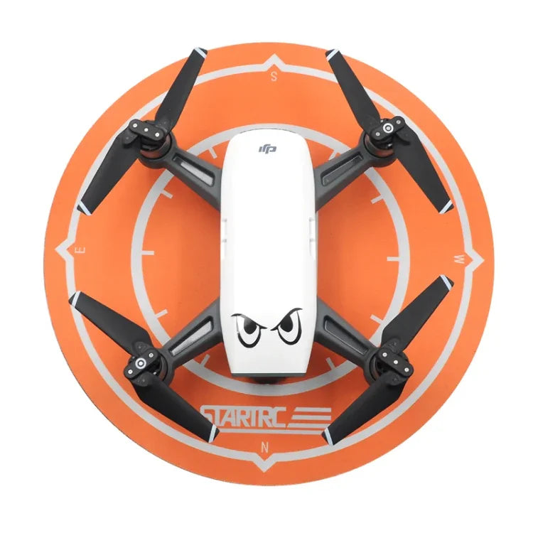 STARTRC RCドローン クアッドコプター ポータブル駐車エプロン 折りたたみ式着陸駐車パッド DJI Mavic Mini / Air 2 / Shark用, 直径: 25cm, 直径: 25cm
