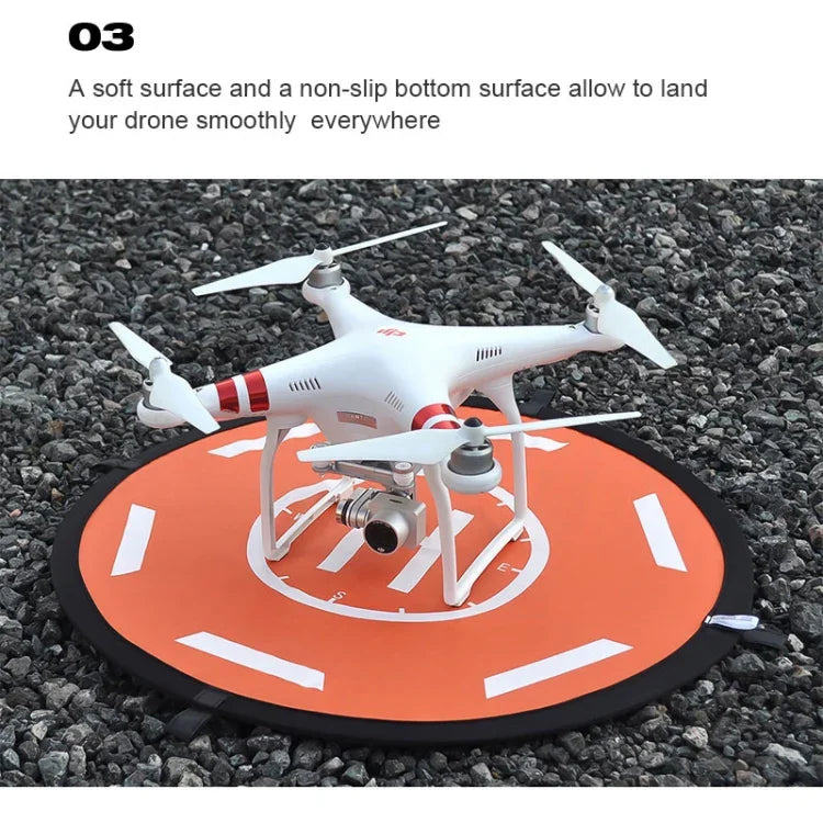 STARTRC RCドローン クアッドコプター ポータブル駐車エプロン 折りたたみ式着陸駐車パッド DJI Mavic Mini / Mavic Air 2用, 直径: 56cm, 直径: 56cm