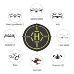 STARTRC RCドローン クアッドコプター ポータブル駐車エプロン 折りたたみ式着陸駐車パッド DJI Mavic Mini / Mavic Air 2用, 直径: 56cm, 直径: 56cm