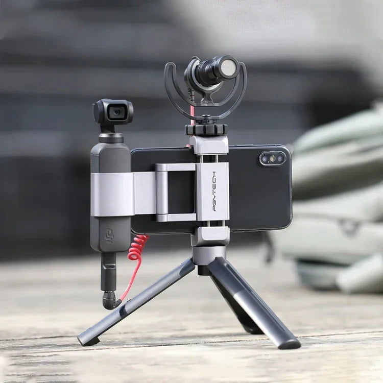 PGYTECH P-18C-029 DJI OSMO Pocket用アルミ合金スマホ固定ブラケット+, P-18C-029
