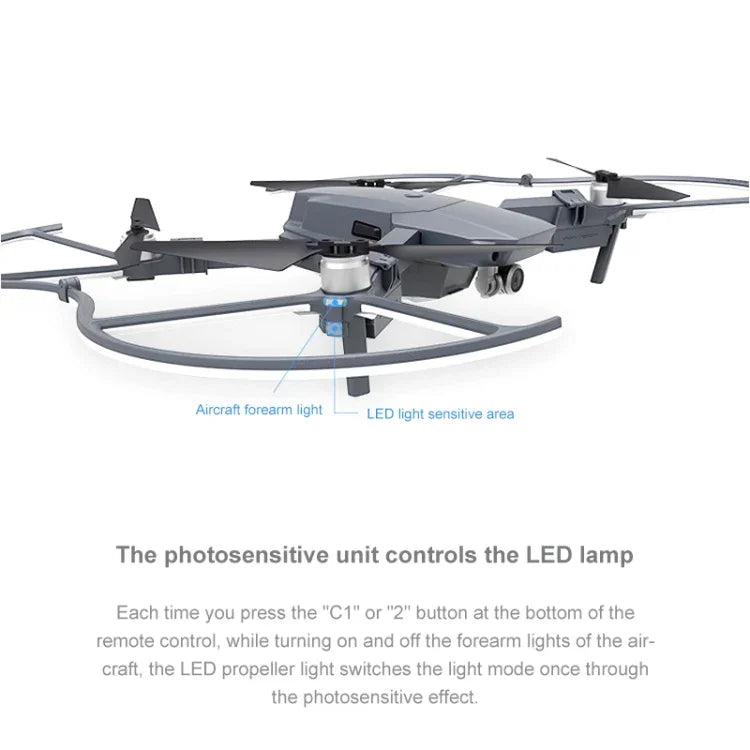 PGYTECH P-MA-124 専用LEDランタン パドル保護カバー DJI Mavic Pro用