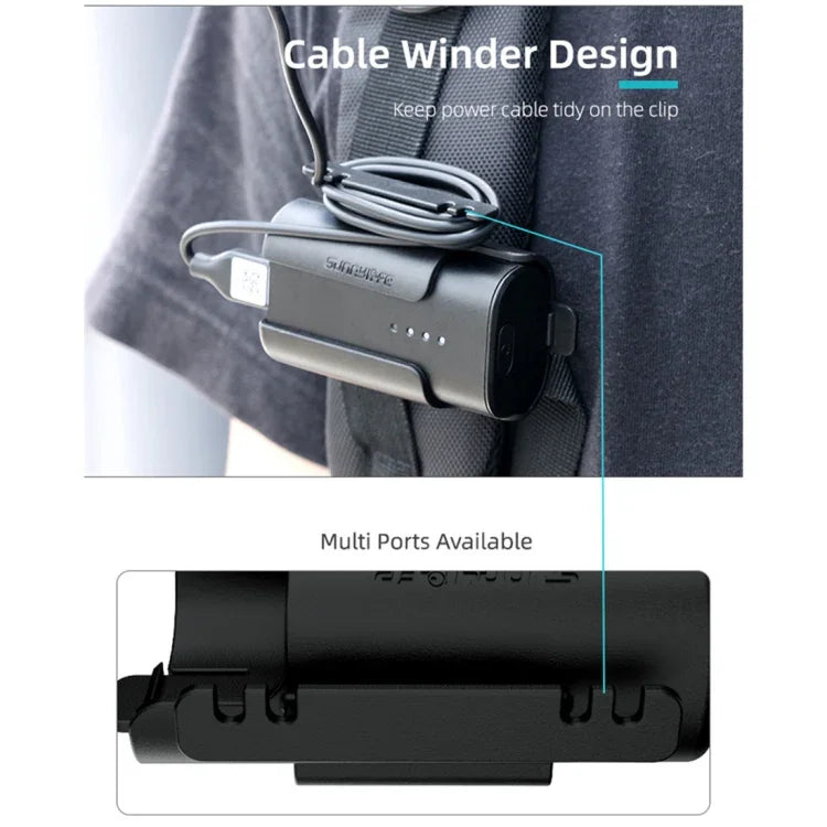 DJI FPV Goggles V2用Sunnylifeバッテリークリップホルダー ケーブル管理ワインダー保護ケース, Sunnylifeバッテリーブラケット