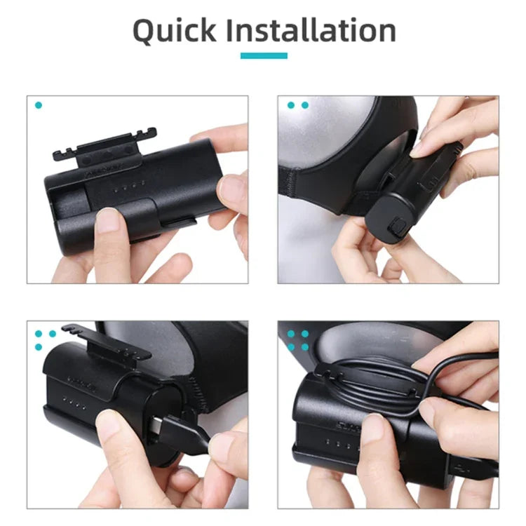 DJI FPV Goggles V2用Sunnylifeバッテリークリップホルダー ケーブル管理ワインダー保護ケース, Sunnylifeバッテリーブラケット