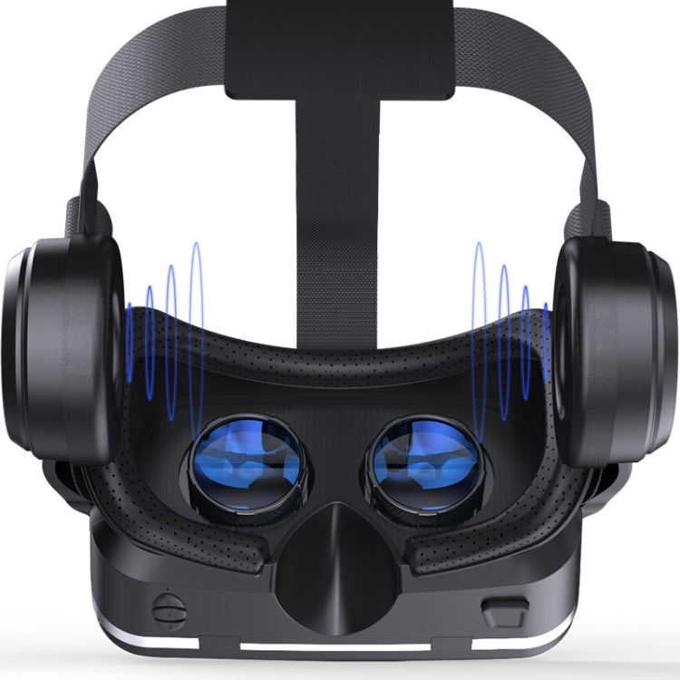 VR SHINECON G04E バーチャルリアリティ 3Dビデオメガネ 3.5インチ～6.0インチスマートフォン対応 HiFiヘッドセット付き