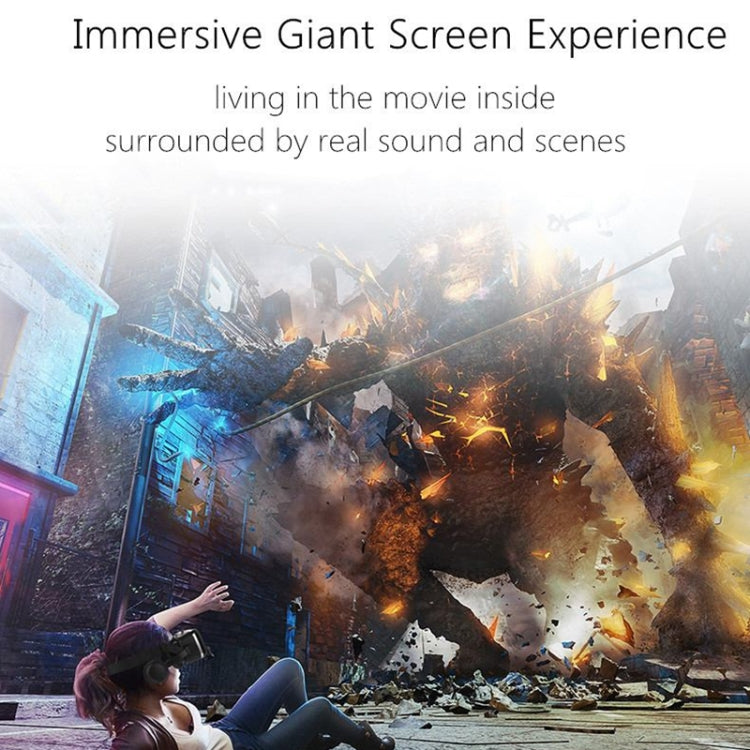 VR SHINECON G04E バーチャルリアリティ 3Dビデオメガネ 3.5インチ～6.0インチスマートフォン対応 HiFiヘッドセット付き