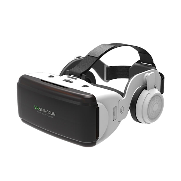 VR SHINECON G06E バーチャルリアリティ 3D ビデオグラス 4.7インチ～6.1インチスマートフォン対応 ヘッドセット付き, G06E