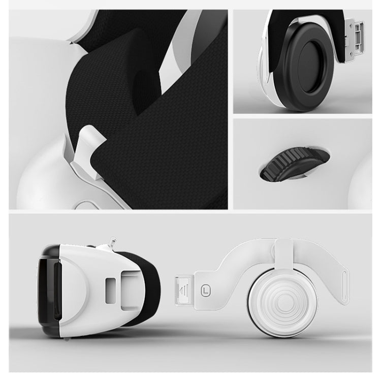 VR SHINECON G06E バーチャルリアリティ 3D ビデオグラス 4.7インチ～6.1インチスマートフォン対応 ヘッドセット付き, G06E