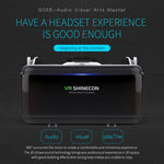 VR SHINECON G06E バーチャルリアリティ 3D ビデオグラス 4.7インチ～6.1インチスマートフォン対応 ヘッドセット付き, G06E