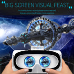 VR SHINECON G06E バーチャルリアリティ 3D ビデオグラス 4.7インチ～6.1インチスマートフォン対応 ヘッドセット付き, G06E