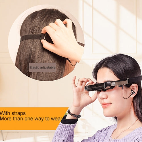 VISION-800 Android 4.4 1GB+2GB スーパー スマート レチナグラス 3D VR バーチャルリアリティヘッドセット 5.0MPカメラ搭載 WiFi、Bluetooth、TFカード、ビデオ録画対応