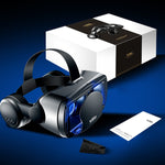 VRG Pro オーディオビデオ版 ブルーレイコーティングレンズ オールインワン モバイルフォン 3D VR グラス, ブルーレイコーティングレンズ