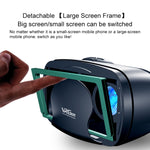 VRG Pro オーディオビデオ版 ブルーレイコーティングレンズ オールインワン モバイルフォン 3D VR グラス, ブルーレイコーティングレンズ