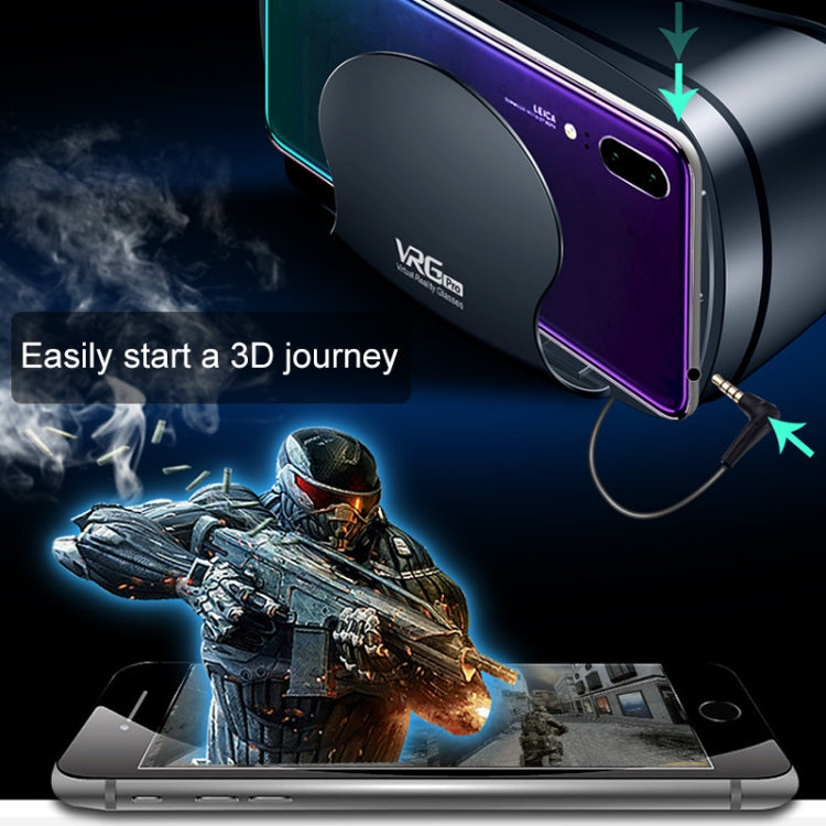 VRG Pro オーディオビデオ版 オールインワン モバイルフォン 3D VR グラス, ブルーレイコーティングレンズなし
