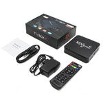 MXQ Pro 5G 1280×720 フルHDメディアプレーヤー 1GB+8GB RK30ボード クアッドコア Android 7.1 TVボックス リモコン付き