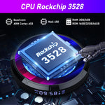 H96 Max 8K ウルトラHD スマートTVボックス Android 13.0 メディアプレーヤー リモコン付き、RK3528 クアッドコア、4GB+64GB、4GB+64GB