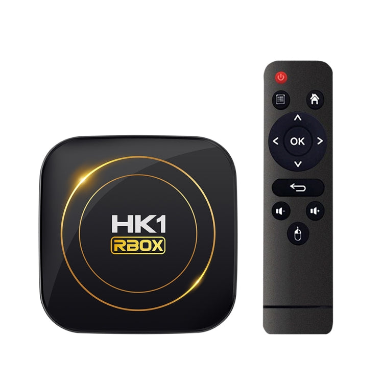 HK1 RBOX-H8S 4K ウルトラHD Android 12.0 スマートTVボックス リモコン付き、Allwinner H618 クアッドコア、4GB+64GB、4GB+64GB