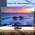 アクリル X88 Pro 13 8K ウルトラHD Android 13.0 スマートTVボックス リモコン付き、RK3528 クアッドコア、4G+32GB、4G+32GB