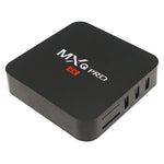 MXQ PROi 1080P 4K HD スマートTVボックス リモコン付き、Android 7.1 S905W クアッドコア Cortex-A53 最大2GHz、RAM: 2GB、ROM: 16GB、WiFi対応、UKプラグ、2GB+16GB、UKプラグ