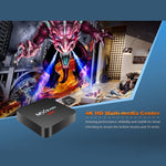 MXQ PROi 1080P 4K HD スマートTVボックス リモコン付き、Android 7.1 S905W クアッドコア Cortex-A53 最大2GHz、RAM: 2GB、ROM: 16GB、WiFi対応、UKプラグ、2GB+16GB、UKプラグ