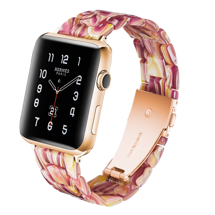 シンプルファッション樹脂時計バンド、Apple Watch Series 4 40mm＆Series 3＆2＆1 38mm用、Apple Watch Series 4 44mm＆Series 3＆2＆1 42mm用