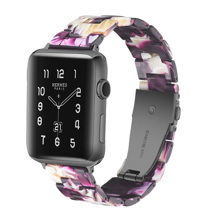 シンプルファッション樹脂時計バンド、Apple Watch Series 4 40mm＆Series 3＆2＆1 38mm用、Apple Watch Series 4 44mm＆Series 3＆2＆1 42mm用