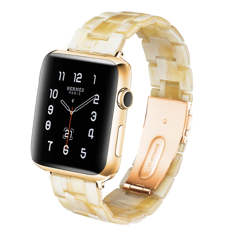 シンプルファッション樹脂時計バンド、Apple Watch Series 4 40mm＆Series 3＆2＆1 38mm用、Apple Watch Series 4 44mm＆Series 3＆2＆1 42mm用