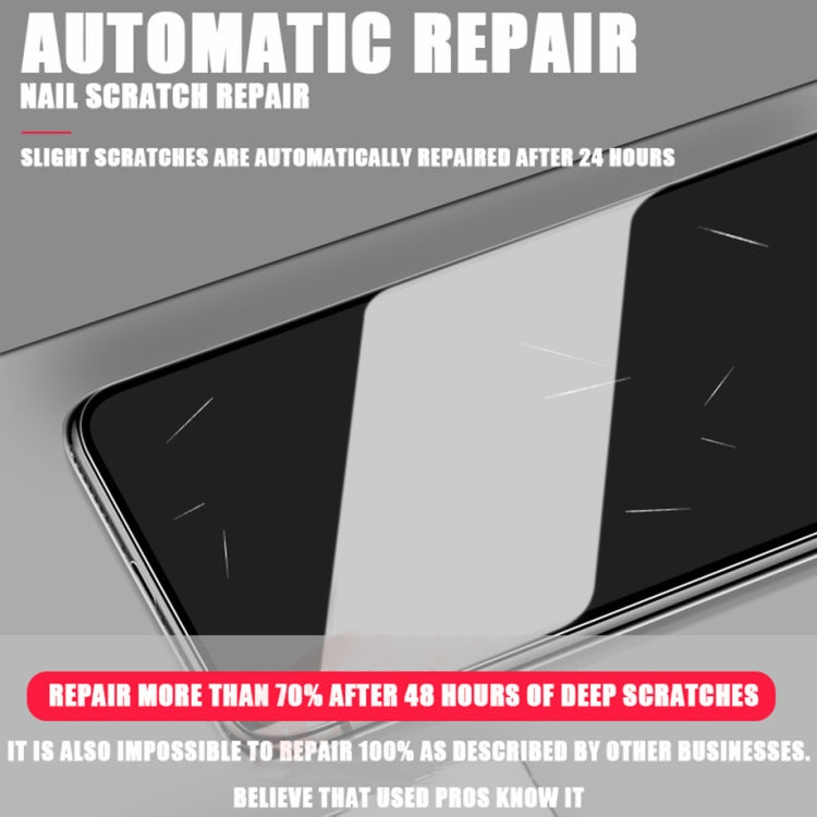 25枚セット ソフトハイドロゲルフィルム フルカバー フロントプロテクター アルコール綿＋スクラッチカード付き、iPhone 6 / 7 / 8用(25枚)、iPhone 6 Plus用(25枚)、iPhone 7 Plus / 8 Plus用(25枚)、iPhone X / XS用(25枚)、iPhone XR用(25枚)、iPhone XS Max用
