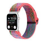 メタル日本製バックル伸縮ナイロン交換用ウォッチバンド、Apple Watch シリーズ7 45mm / 6 & SE & 5 & 4 44mm / 3 & 2 & 1 42mm用、Apple Watch シリーズ8&7 41mm / SE 2&6&SE&5&4 40mm / 3&2&1 38mm用