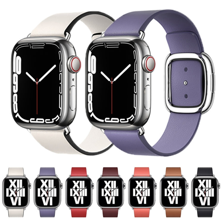 モダンスタイルレザーウォッチバンド Apple Watch 42mm / 41mm / 40mm / 38mm用、Apple Watch 42mm / 41mm / 40mm / 38mm用