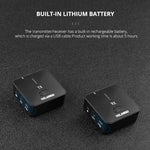 YELANGU MX5 2.4Gライブ配信インタビュー撮影用ワイヤレス録音マイク