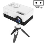 J15 1920x1080P HD家庭用ミニLEDプロジェクター 三脚マウント対応 AV/HDMI×1/USB×1/TF×1、EUプラグ、USプラグ、UKプラグ、AUプラグ