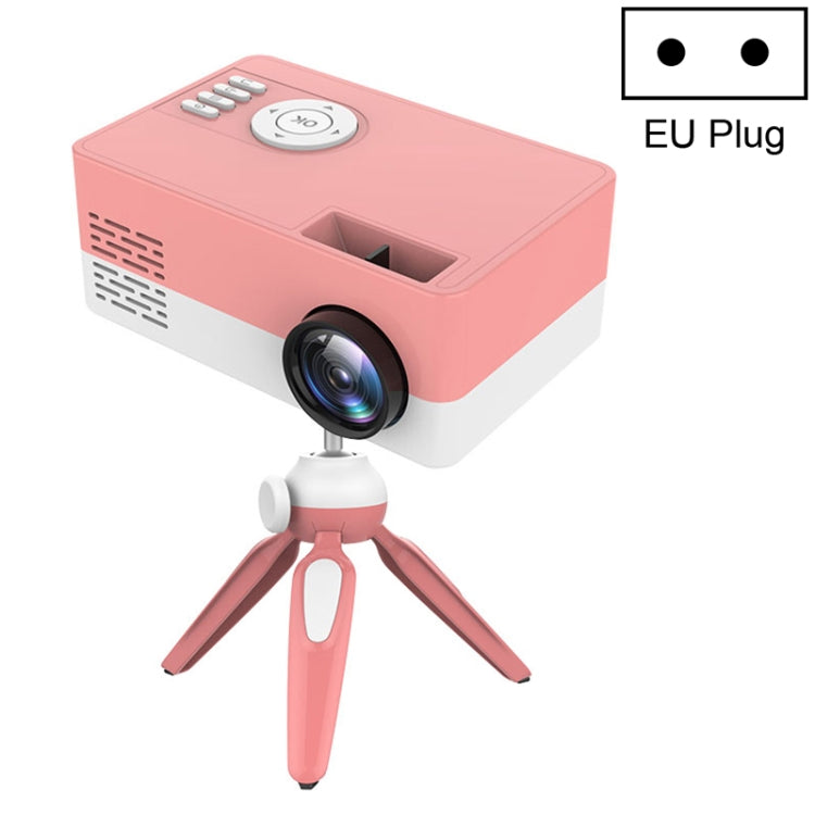 J15 1920x1080P HD家庭用ミニLEDプロジェクター 三脚マウント対応 AV/HDMI×1/USB×1/TF×1、EUプラグ、USプラグ、UKプラグ、AUプラグ