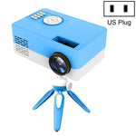 J15 1920x1080P HD家庭用ミニLEDプロジェクター 三脚マウント対応 AV/HDMI×1/USB×1/TF×1、EUプラグ、USプラグ、UKプラグ、AUプラグ