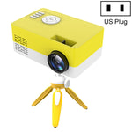 J15 1920x1080P HD家庭用ミニLEDプロジェクター 三脚マウント対応 AV/HDMI×1/USB×1/TF×1、EUプラグ、USプラグ、UKプラグ、AUプラグ