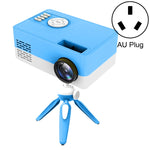 J15 1920x1080P HD家庭用ミニLEDプロジェクター 三脚マウント対応 AV/HDMI×1/USB×1/TF×1、EUプラグ、USプラグ、UKプラグ、AUプラグ