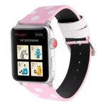 ファッションウェーブドットシリーズ レザー交換用ウォッチバンド Apple Watch Series 6 & SE & 5 & 4 40mm / 3 & 2 & 1 38mm用、Apple Watch Series 8&7 41mm / SE 2&6&SE&5&4 40mm / 3&2&1 38mm用