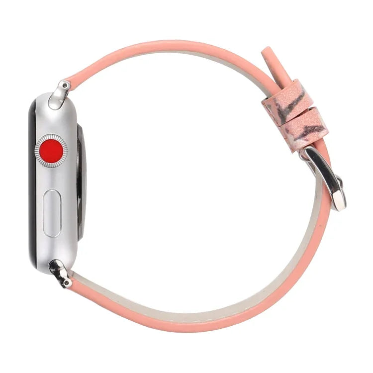 プラムシリーズ レザー交換用ウォッチバンド Apple Watch Series 6 & SE & 5 & 4 44mm / 3 & 2 & 1 42mm用、Apple Watch Ultra 49mm / Series 8&7 45mm / SE 2&6&SE&5&4 44mm / 3&2&1 42mm用、Apple Watch Series 7 45mm / 6 & SE & 5 & 4 44mm / 3 & 2 & 1 42mm用