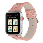プラムシリーズ レザー交換用ウォッチバンド Apple Watch Series 6 & SE & 5 & 4 44mm / 3 & 2 & 1 42mm用、Apple Watch Ultra 49mm / Series 8&7 45mm / SE 2&6&SE&5&4 44mm / 3&2&1 42mm用、Apple Watch Series 7 45mm / 6 & SE & 5 & 4 44mm / 3 & 2 & 1 42mm用