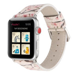 プラムシリーズ レザー交換用ウォッチバンド Apple Watch Series 6 & SE & 5 & 4 40mm / 3 & 2 & 1 38mm用、Apple Watch Series 8&7 41mm / SE 2&6&SE&5&4 40mm / 3&2&1 38mm用、Apple Watch Series 7 41mm / 6 & SE & 5 & 4 40mm / 3 & 2 & 1 38mm用