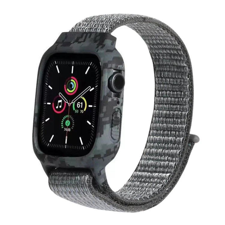 ナイロン交換用リストストラップウォッチバンド Apple Watch Series 6 & SE & 5 & 4 40mm / 3 & 2 & 1 38mm用、Apple Watch Series 7 41mm / 6 & SE & 5 & 4 40mm / 3 & 2 & 1 38mm用